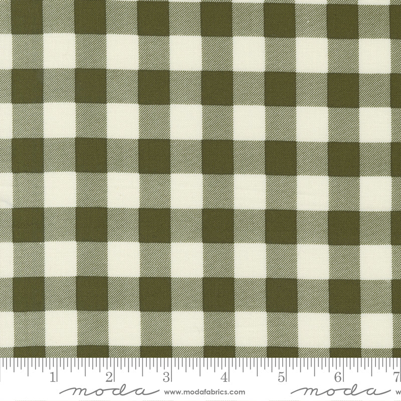 Evermore Fern Picnic Gingham Yardage by Sweetfire Road for Moda Fabrics