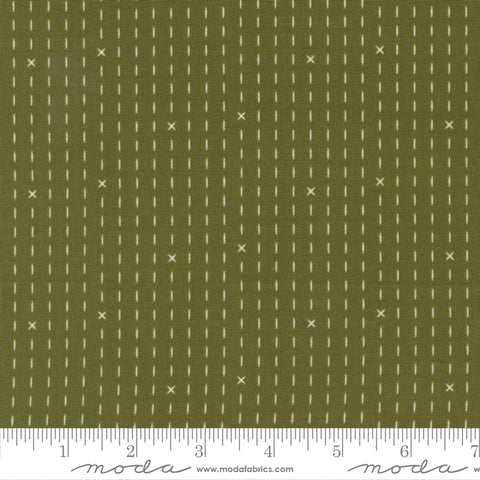 Evermore Fern Hand Stitched Yardage by Sweetfire Road for Moda Fabrics