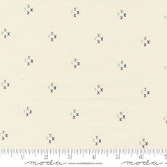 Seaglass Summer Oyster Cross My Heart Yardage by Sweetfire Road for Moda Fabrics