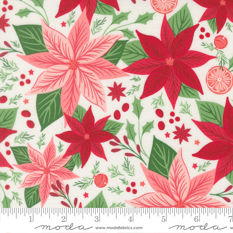 Merrily On High Snow Merrily On High Yardage by Sweetfire Road for Moda Fabrics