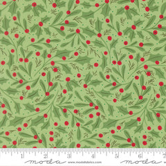 Merrily On High Evergreen Winter Berries Yardage by Sweetfire Road for Moda Fabrics