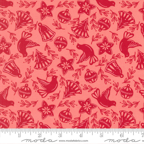 Merrily On High Blush Cookie Cutters Yardage by Sweetfire Road for Moda Fabrics