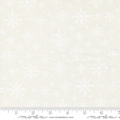 Merrily On High Snow White Softly Snowing Yardage by Sweetfire Road for Moda Fabrics