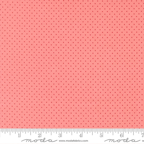 Merrily On High Blush Festive Dot Yardage by Sweetfire Road for Moda Fabrics