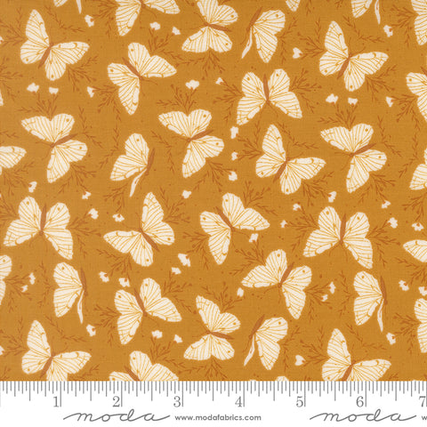 Wildbriar Golden Flutter Vine Yardage by Sweetfire Road for Moda Fabrics