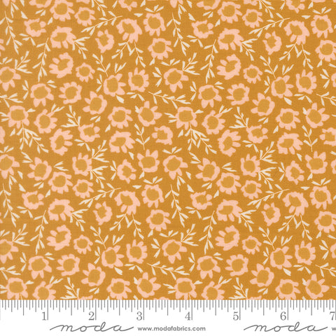 Wildbriar Golden Blossoms Yardage by Sweetfire Road for Moda Fabrics