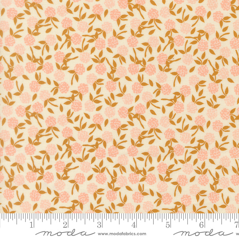 Wildbriar Blush Pom Poms Yardage by Sweetfire Road for Moda Fabrics