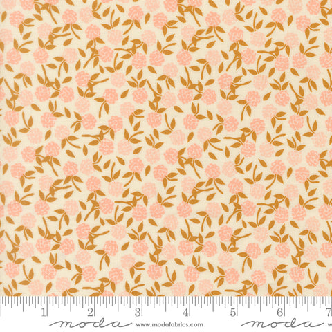 Wildbriar Blush Pom Poms Yardage by Sweetfire Road for Moda Fabrics