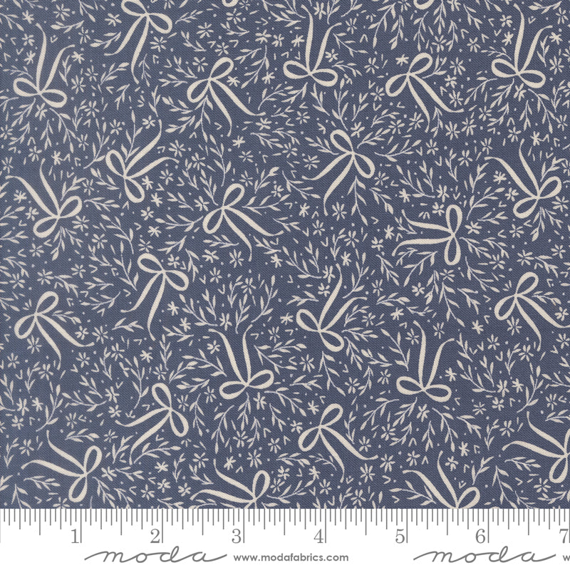 Wildbriar Maine Blueberry Maidens Bow Yardage by Sweetfire Road for Moda Fabrics