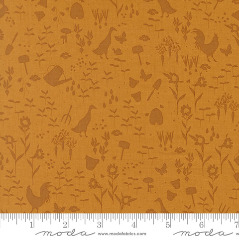 Wildbriar Golden Tending The Earth Yardage by Sweetfire Road for Moda Fabrics