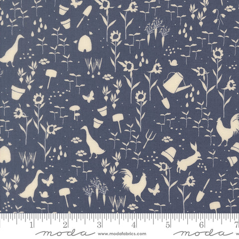Wildbriar Maine Blueberry Tending The Earth Yardage by Sweetfire Road for Moda Fabrics