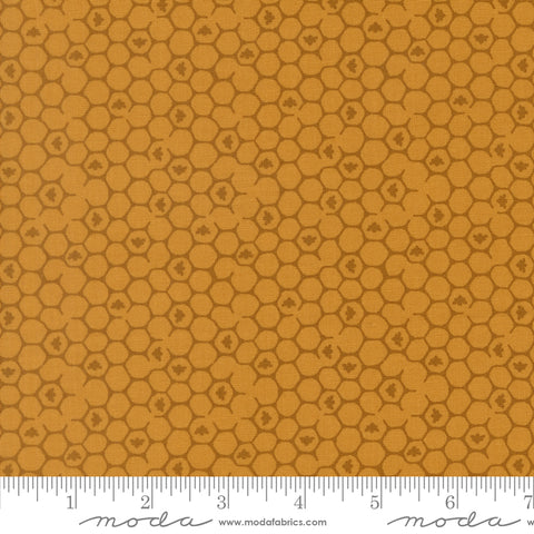 Wildbriar Golden Honeycomb Yardage by Sweetfire Road for Moda Fabrics