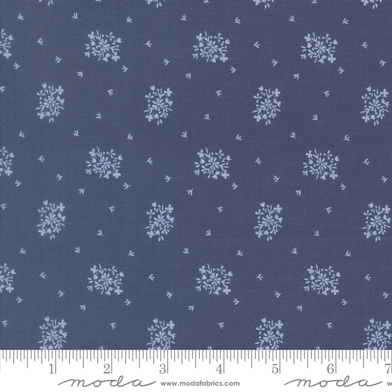 Wildbriar Maine Blueberry Flower Girl Yardage by Sweetfire Road for Moda Fabrics