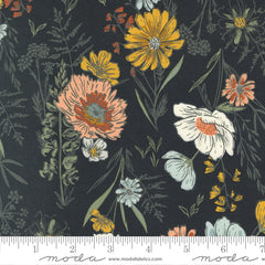 Woodland & Wildflowers Charcoal Wildflower Wonder Yardage by Fancy That Design House for Moda Fabrics