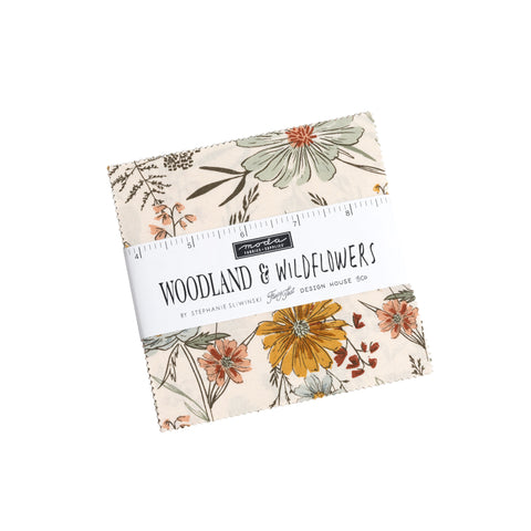 Woodland & Wildflowers Charm Pack by Fancy That Design House for Moda Fabrics