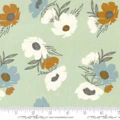 Woodland & Wildflowers Pale Mint Bold Blooms Yardage by Fancy That Design House for Moda Fabrics