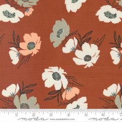 Woodland & Wildflowers Rust Bold Blooms Yardage by Fancy That Design House for Moda Fabrics