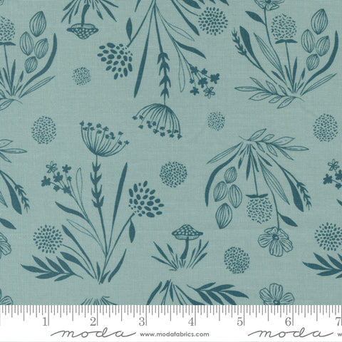Woodland & Wildflowers Bluestone Foraged Finds Yardage by Fancy That Design House for Moda Fabrics