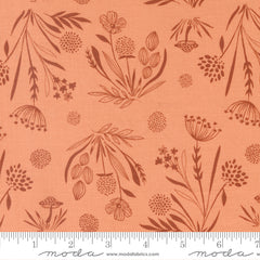 Woodland & Wildflowers Coral Peach Foraged Finds Yardage by Fancy That Design House for Moda Fabrics