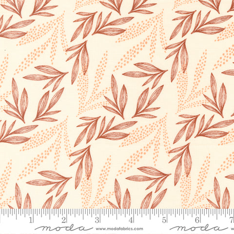 Woodland & Wildflowers Cream Leaf Lore Yardage by Fancy That Design House for Moda Fabrics