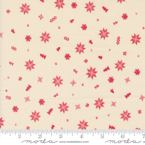 Cozy Wonderland Natural Knit Toss Yardage by Fancy That Design House for Moda Fabrics