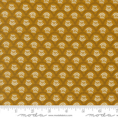 Folk & Lore Caramel Scallop Story Yardage by Fancy That Design House for Moda Fabrics