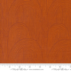 Things Above Rust Wavy Whirl Yardage by Fancy That Design House for Moda Fabrics