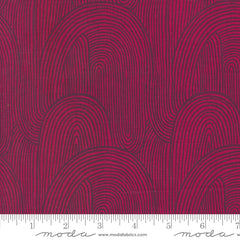 Things Above Pomegranate Wavy Whirl Yardage by Fancy That Design House for Moda Fabrics