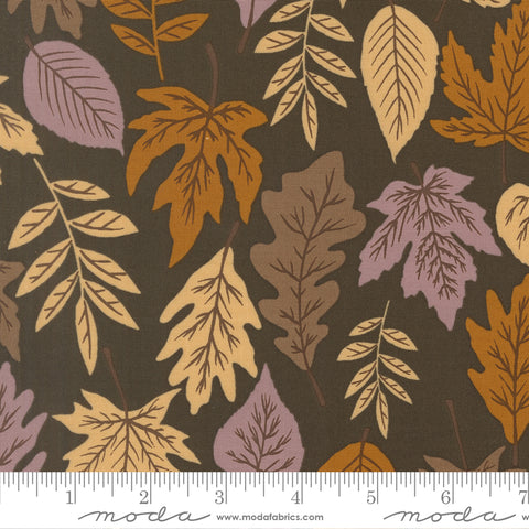 Windfall Dark Moss Leaf Yardage by Fancy That Design House for Moda Fabrics