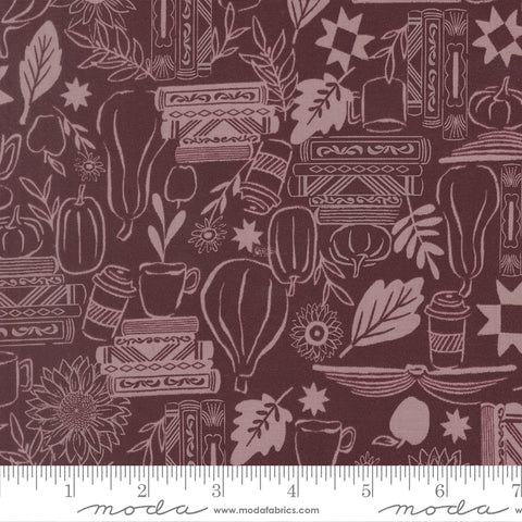 Windfall Merlot Cozy Up Yardage by Fancy That Design House for Moda Fabrics