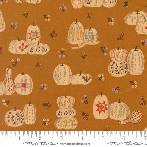 Windfall Caramel Pumpkin Patches Yardage by Fancy That Design House for Moda Fabrics