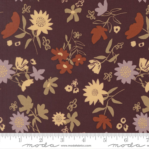 Windfall Merlot Playful Petals Yardage by Fancy That Design House for Moda Fabrics