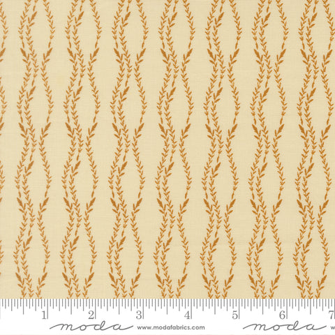 Windfall Eggshell Vine Stripe Yardage by Fancy That Design House for Moda Fabrics