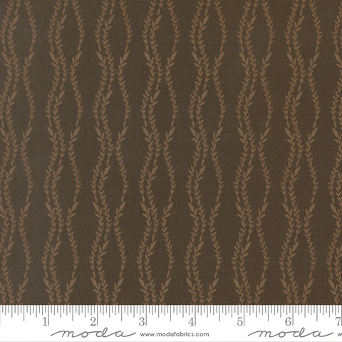 Windfall Dark Moss Vine Stripe Yardage by Fancy That Design House for Moda Fabrics
