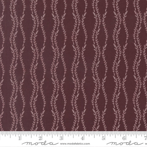 Windfall Merlot Vine Stripe Yardage by Fancy That Design House for Moda Fabrics