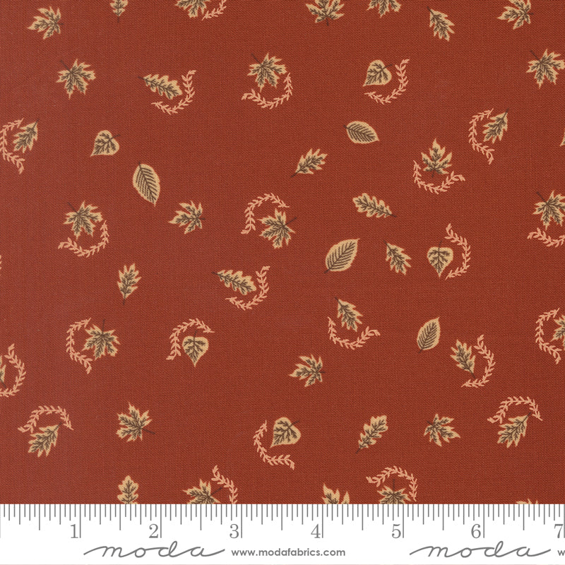 Windfall Rust Autumn Breeze Yardage by Fancy That Design House for Moda Fabrics