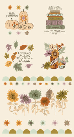 Windfall Eggshell Panel by Fancy That Design House for Moda Fabrics