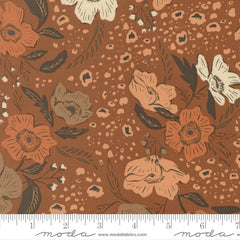 Wellspring Dark Clay Flora Flourish Yardage by Fancy That Design House for Moda Fabrics