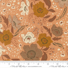 Wellspring Coral Seashell Flora Flourish Yardage by Fancy That Design House for Moda Fabrics