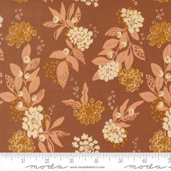 Wellspring Dark Clay Inflorescence Yardage by Fancy That Design House for Moda Fabrics