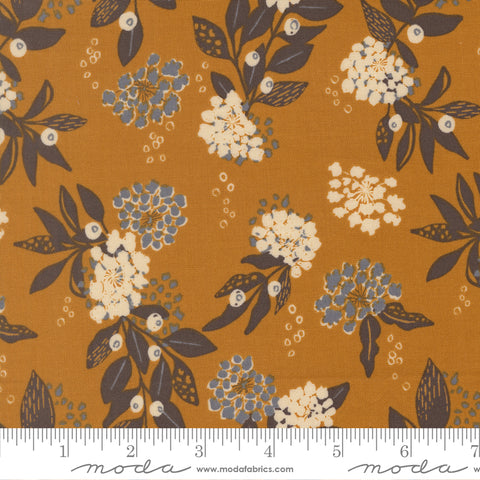 Wellspring Caramel Inflorescence Yardage by Fancy That Design House for Moda Fabrics