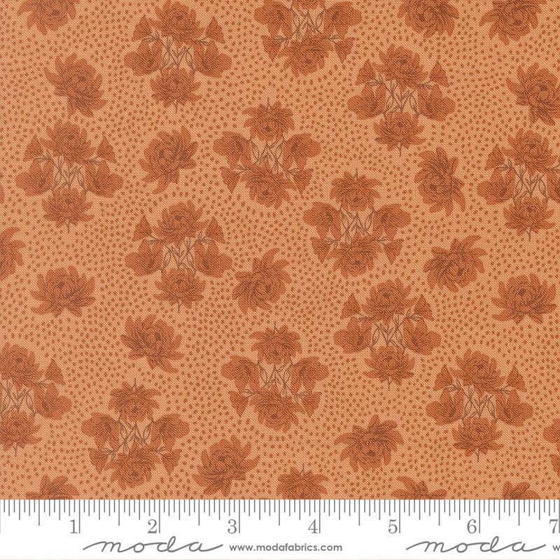 Wellspring Coral Seashell Speckled Serenade Yardage by Fancy That Design House for Moda Fabrics
