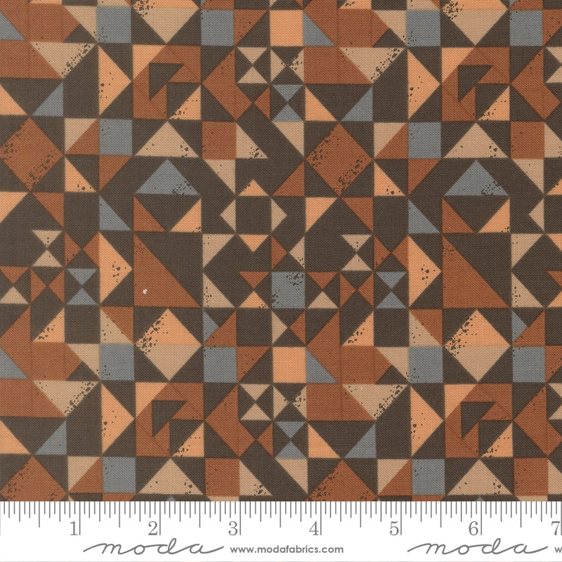 Wellspring Charcoal Quilt Blocked Yardage by Fancy That Design House for Moda Fabrics
