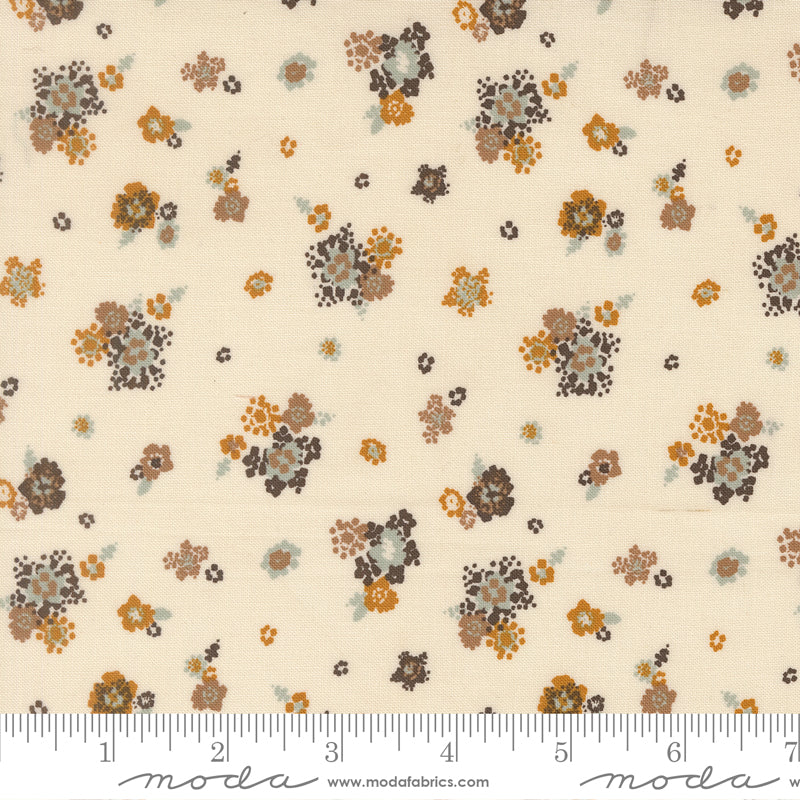 Wellspring Eggshell Micro Bloom Yardage by Fancy That Design House for Moda Fabrics