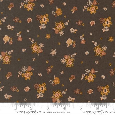 Wellspring Charcoal Micro Bloom Yardage by Fancy That Design House for Moda Fabrics