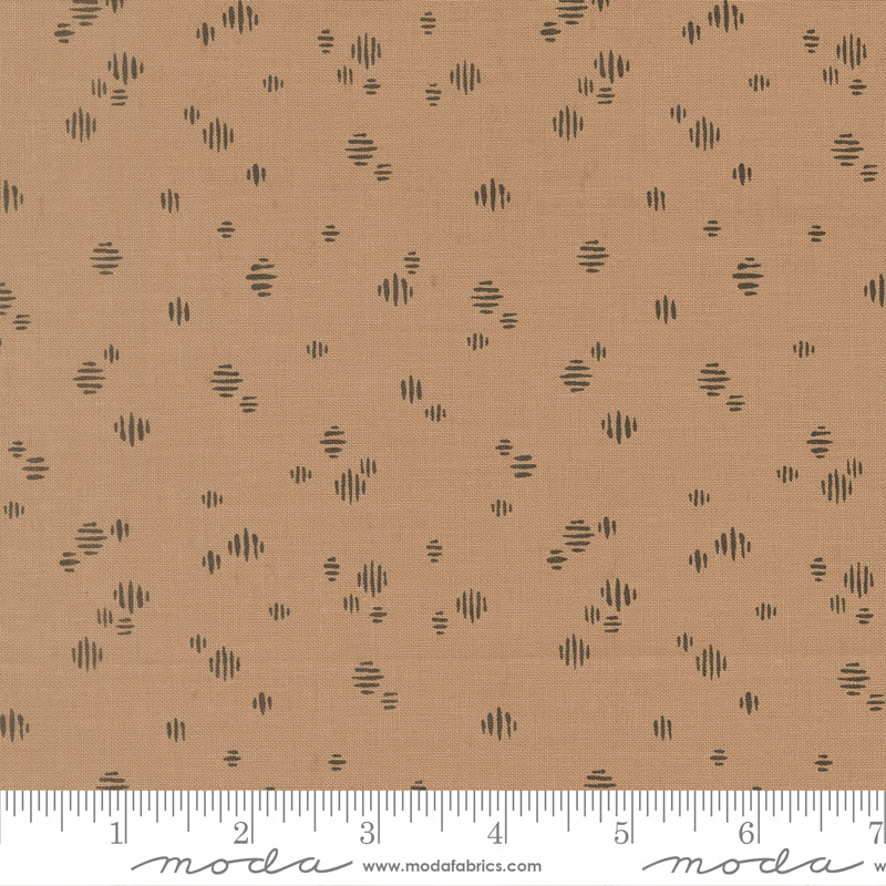 Wellspring Mink Dashed Yardage by Fancy That Design House for Moda Fabrics