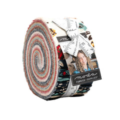 PREORDER Flora & Thread Jelly Roll by Fancy That Design House for Moda Fabrics