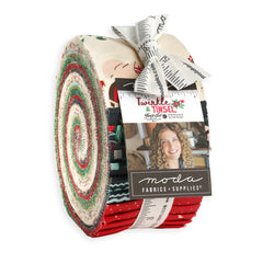 Twinkle & Tinsel Jelly Roll by Fancy That Design House for Moda Fabrics