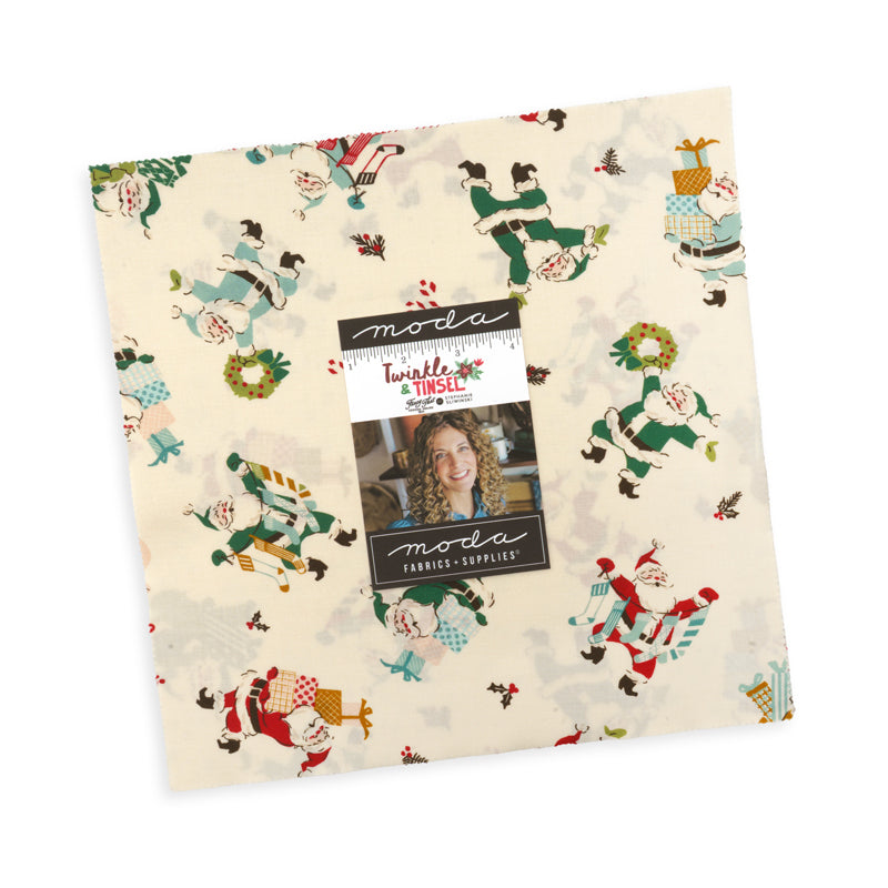 Twinkle & Tinsel Layer Cake by Fancy That Design House for Moda Fabrics