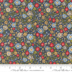 The Henhouse Denim Calico Yardage by Gingiber for Moda Fabrics